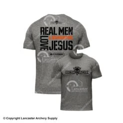 BowAdx Real Men Love Jesus And Bowhunting T-Shirt