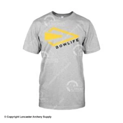 Bow Life Men's Broadhead Logo Gray Short Sleeve T-Shirt